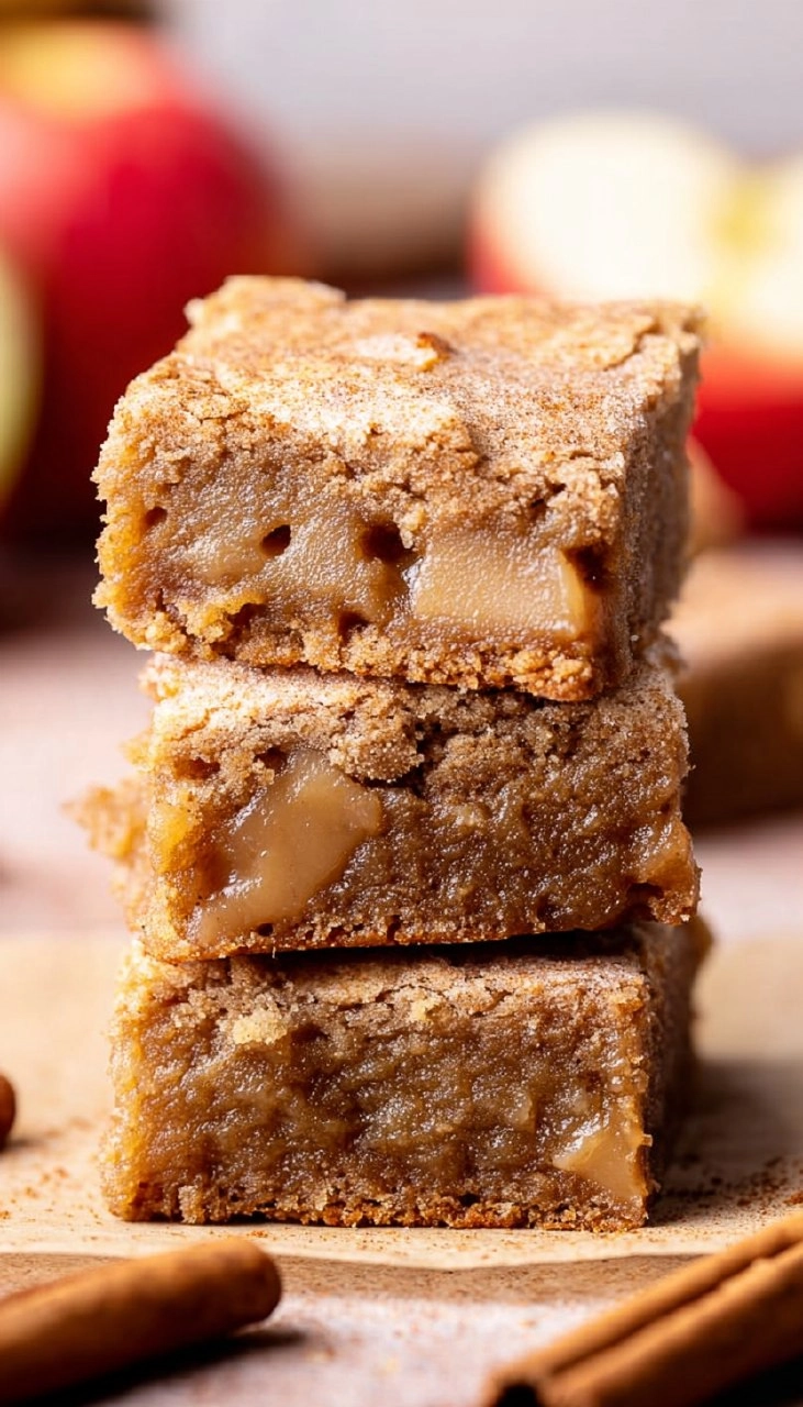 Apple Cinnamon Blondies