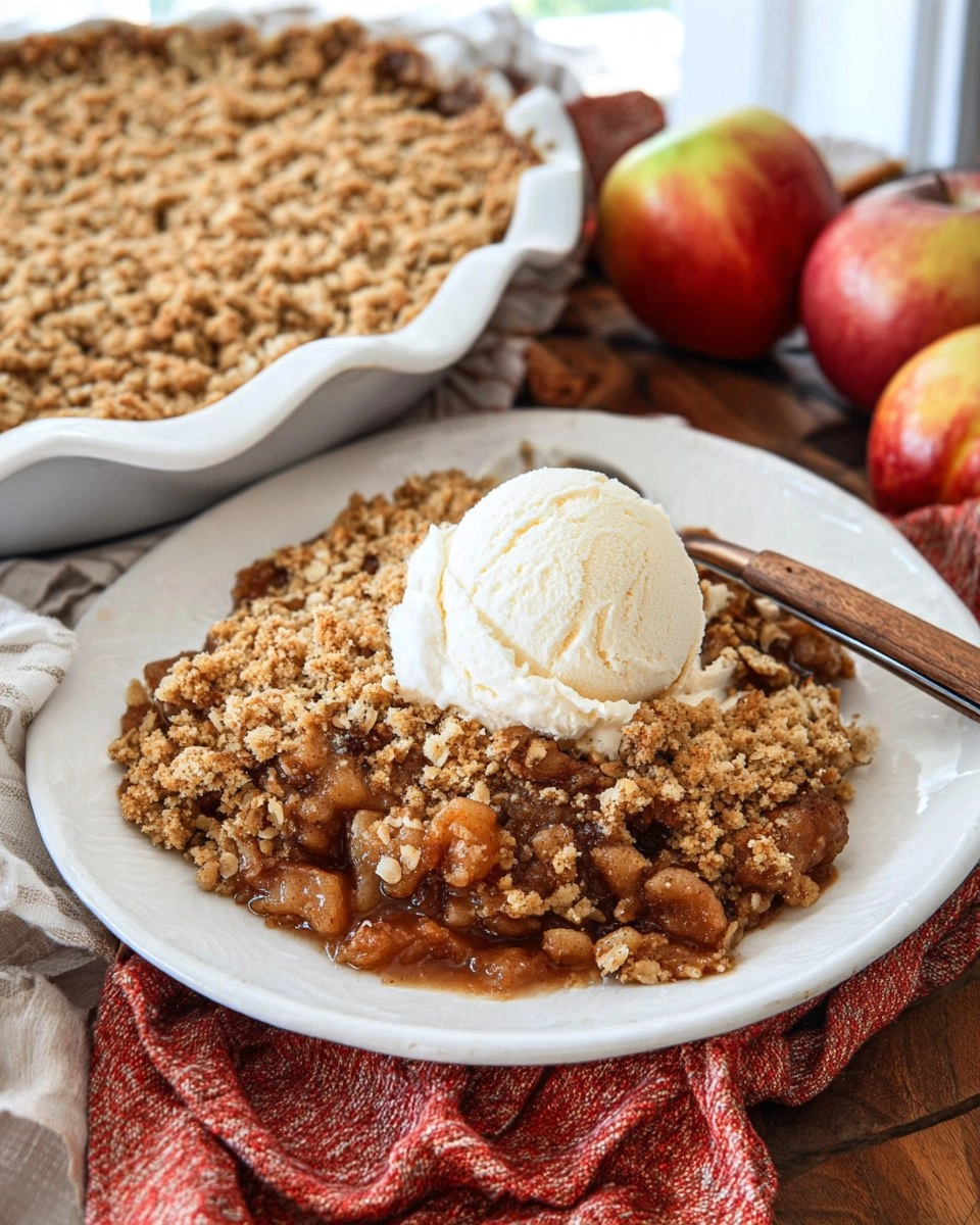 Apple Crisp with Betty Crocker Oatmeal Cookie Mix