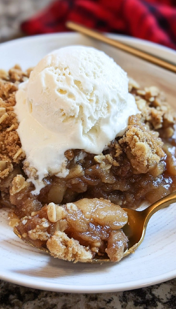 Apple Crisp with Betty Crocker Oatmeal Cookie Mix