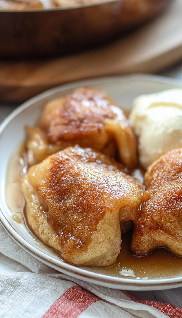 Apple Dumplings with Crescent Rolls