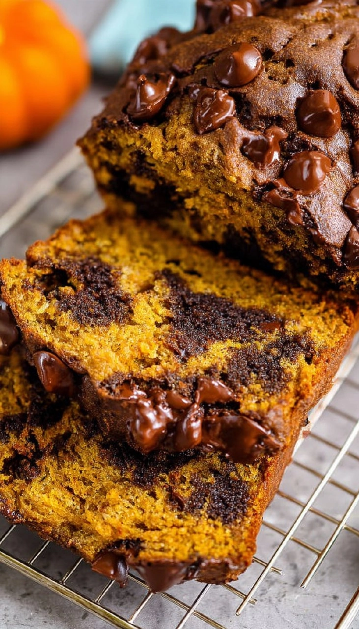 Pumpkin Chocolate Chip Bread
