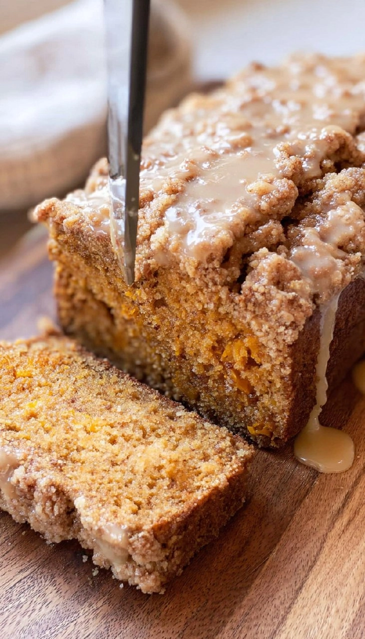 Pumpkin Streusel Bread