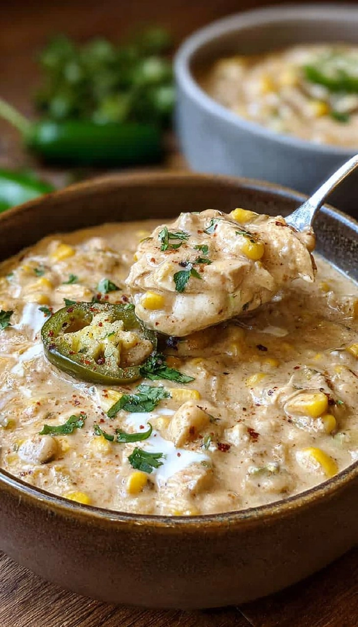 Street Corn White Chicken Chili