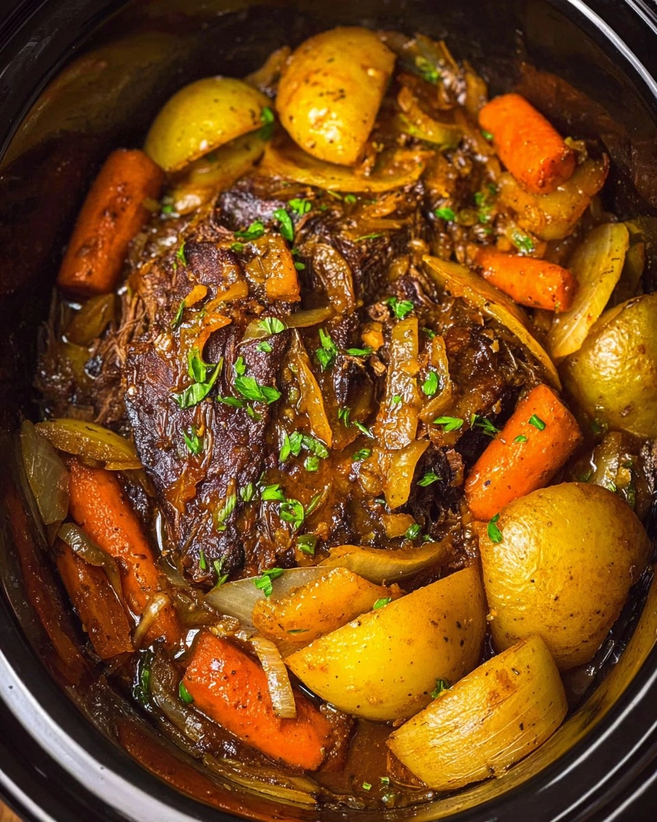Crockpot French Onion Pot Roast