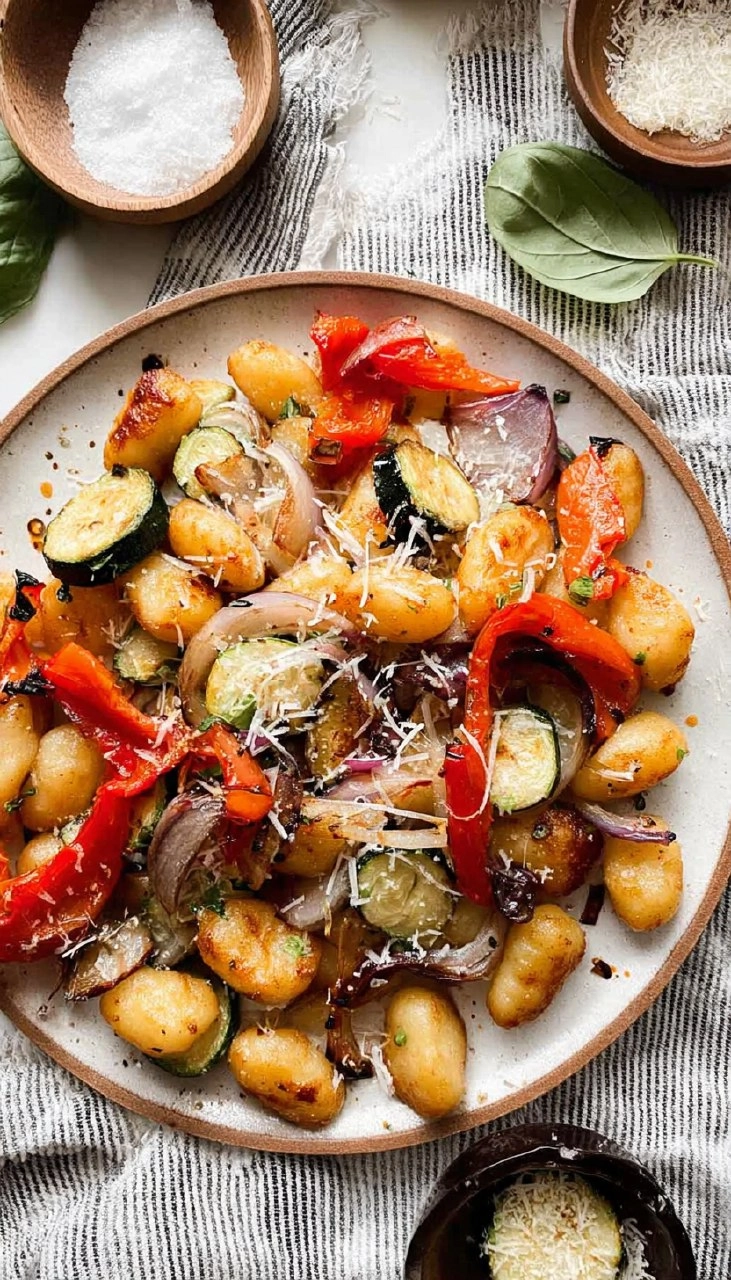 Easy Sheet Pan Gnocchi and Vegetables