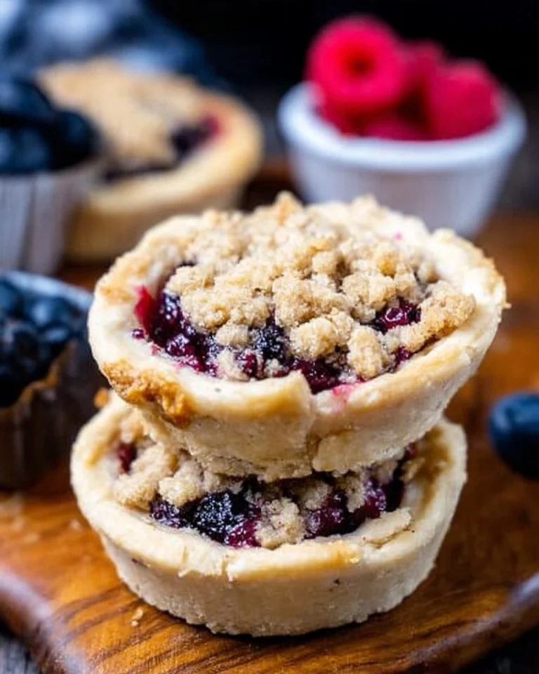 Mini-Pies-Berry-Crumble-Pies-Recipe