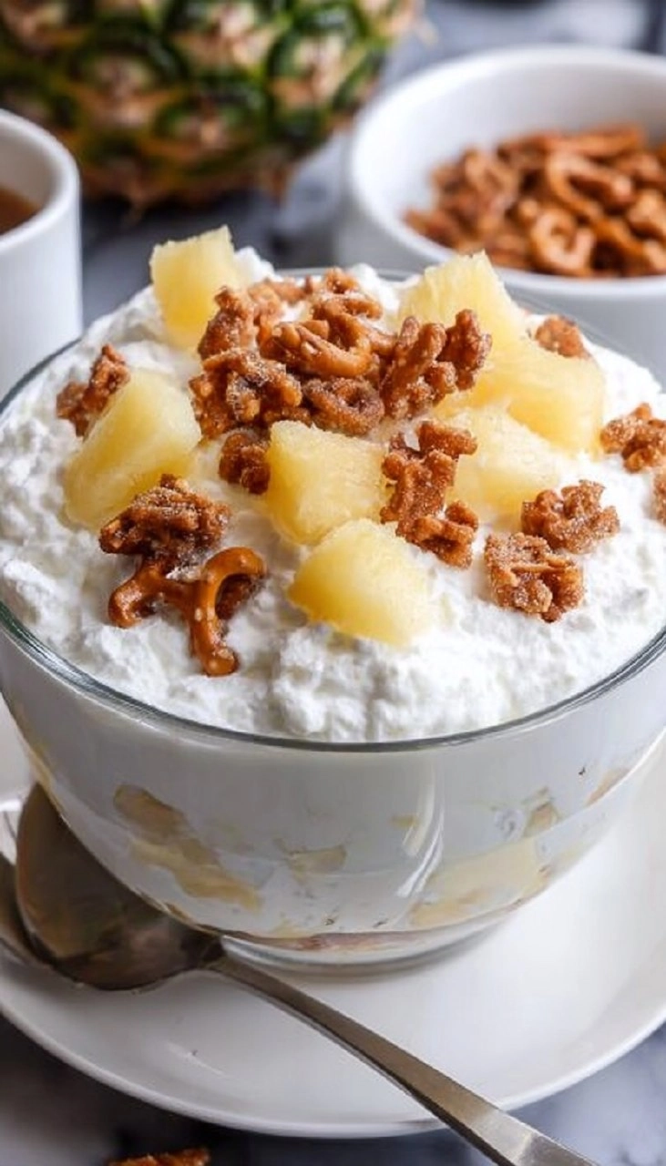Pineapple Pretzel Salad Fluff 70 Pineapple Pretzel Salad Fluff