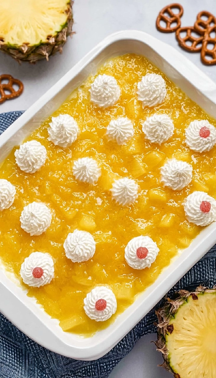 Pineapple Pretzel Salad