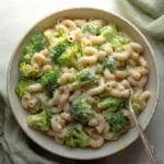 Sharp-White-Mac-and-Cheese-with-Broccoli-High-Protein-Recipe