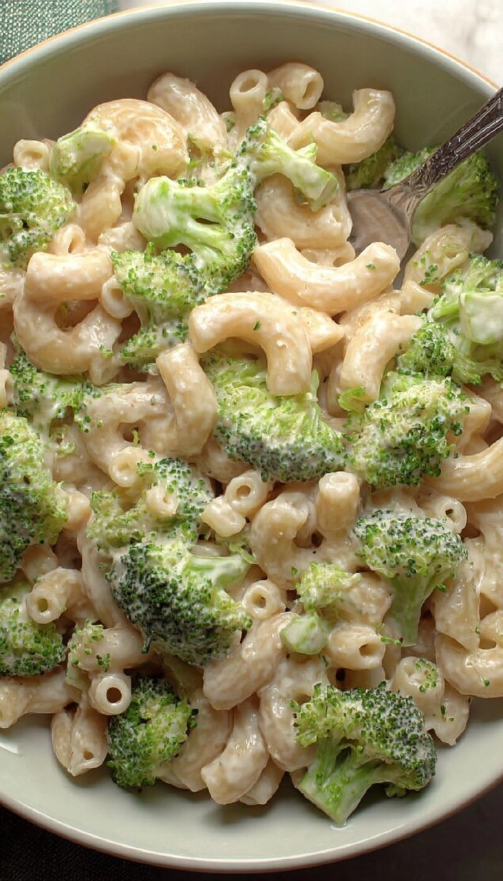Sharp White Mac and Cheese with Broccoli (High Protein)