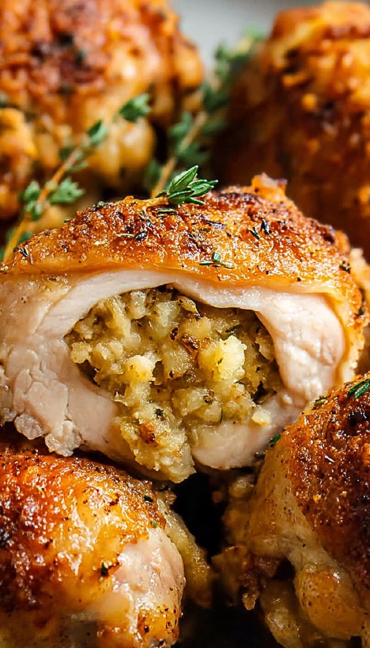 Stuffed Chicken Thighs