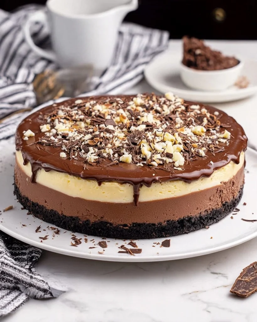 Triple-Chocolate-Cheesecake-Recipe